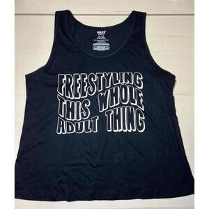 Black Large New Tank Top